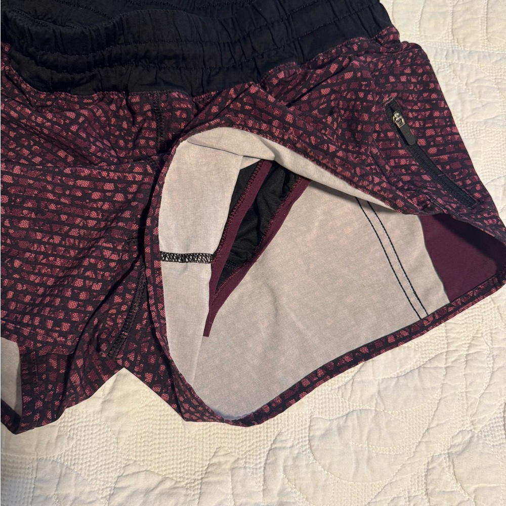 Lululemon Black and Pink Athletic Shorts - Picture 4 of 4